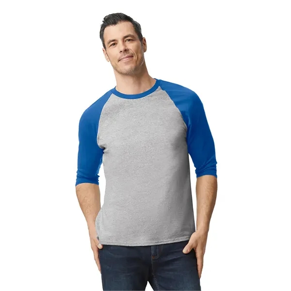 Gildan Heavy Cotton™ Adult 3/4 Raglan Tee.  5.3 ounce.... from ASI 89380 Staton Corporate and Casual / Staton®