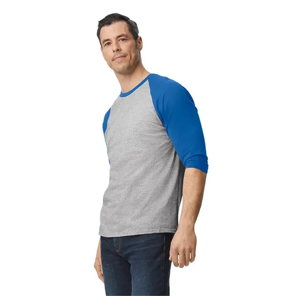 Gildan Heavy Cotton™ Adult 3/4 Raglan Tee.  5.3 ounce.... from ASI 89380 Staton Corporate and Casual / Staton®