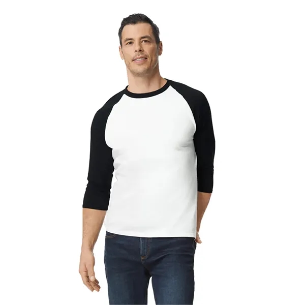 Gildan Heavy Cotton™ Adult 3/4 Raglan Tee.  5.3 ounce.... from ASI 89380 Staton Corporate and Casual / Staton®