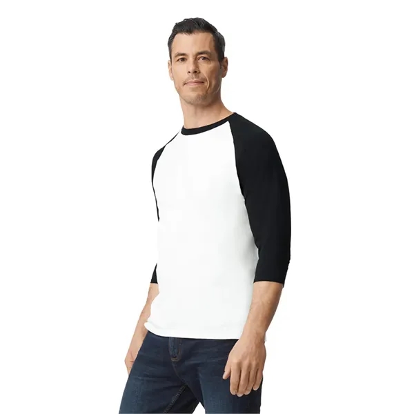 Gildan Heavy Cotton™ Adult 3/4 Raglan Tee.  5.3 ounce.... from ASI 89380 Staton Corporate and Casual / Staton®