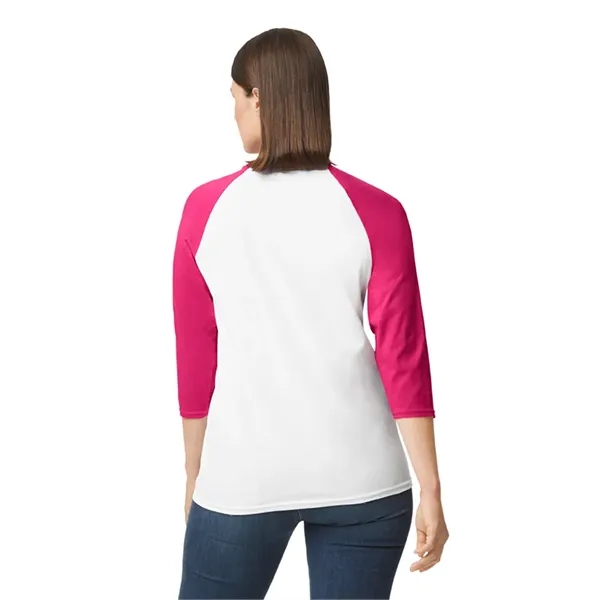 Gildan Heavy Cotton™ Adult 3/4 Raglan Tee.  5.3 ounce.... from ASI 89380 Staton Corporate and Casual / Staton®