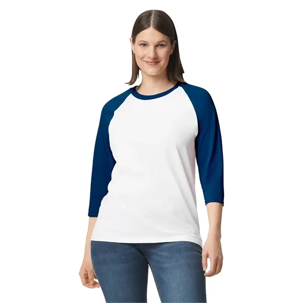 Gildan Heavy Cotton™ Adult 3/4 Raglan Tee.  5.3 ounce.... from ASI 89380 Staton Corporate and Casual / Staton®