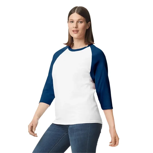 Gildan Heavy Cotton™ Adult 3/4 Raglan Tee.  5.3 ounce.... from ASI 89380 Staton Corporate and Casual / Staton®