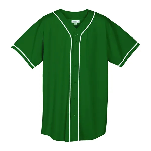 Wicking mesh button front jersey with braid trim.... from ASI 89380 Staton Corporate and Casual / Staton®