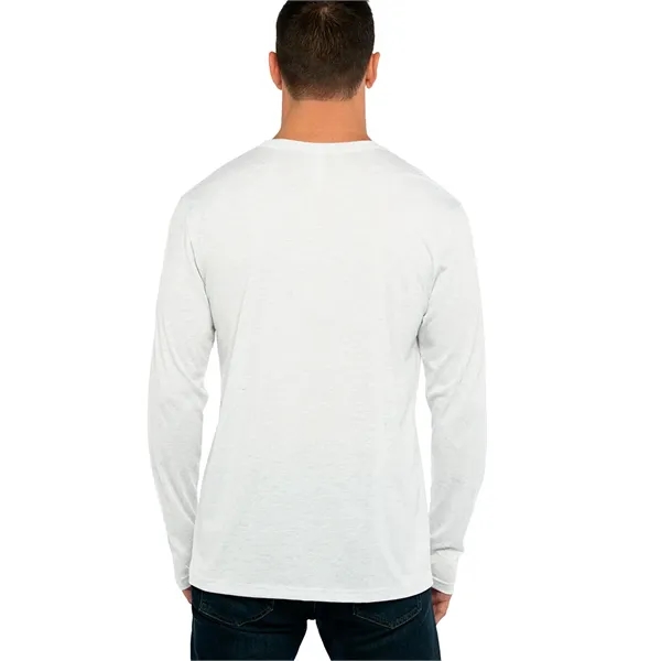 Men's Triblend Long Sleeve Crew Shirt. Tri blend has a heather... from ASI 89380 Staton Corporate and Casual