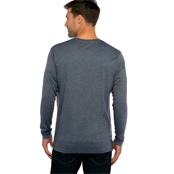 Men's Triblend Long Sleeve Crew Shirt. Tri blend has a heather... from ASI 89380 Staton Corporate and Casual