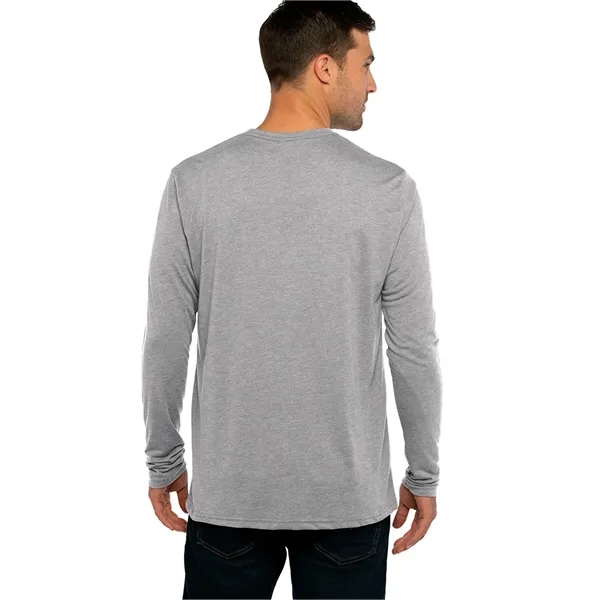 Men's Triblend Long Sleeve Crew Shirt. Tri blend has a heather... from ASI 89380 Staton Corporate and Casual