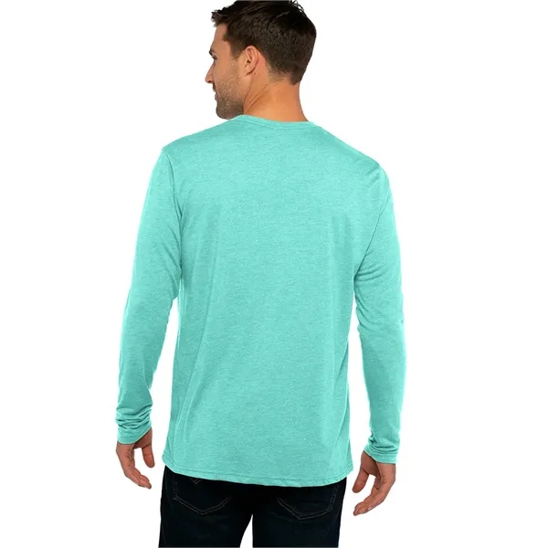Men's Triblend Long Sleeve Crew Shirt. Tri blend has a heather... from ASI 89380 Staton Corporate and Casual