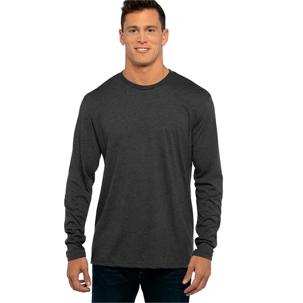 Men's Triblend Long Sleeve Crew Shirt. Tri blend has a heather... from ASI 89380 Staton Corporate and Casual