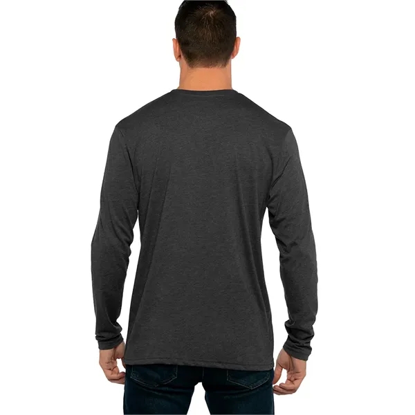 Men's Triblend Long Sleeve Crew Shirt. Tri blend has a heather... from ASI 89380 Staton Corporate and Casual