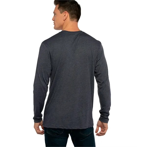 Men's Triblend Long Sleeve Crew Shirt. Tri blend has a heather... from ASI 89380 Staton Corporate and Casual