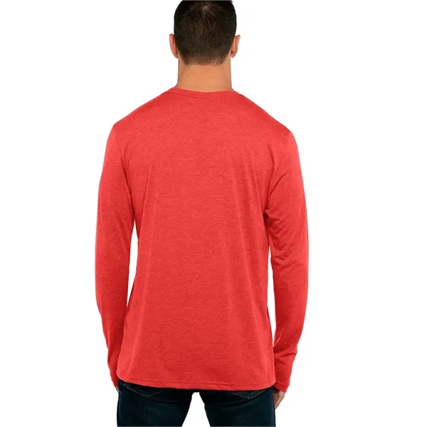 Men's Triblend Long Sleeve Crew Shirt. Tri blend has a heather... from ASI 89380 Staton Corporate and Casual