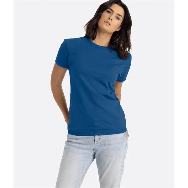 Unisex CVC Crew shirt. Tear away label. Side seamed.... from ASI 89380 Staton Corporate and Casual