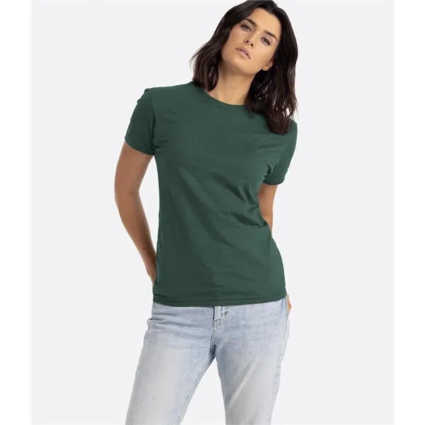 Unisex CVC Crew shirt. Tear away label. Side seamed.... from ASI 89380 Staton Corporate and Casual