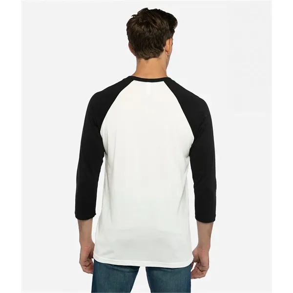 Unisex 3/4 sleeve raglan baseball tee made of 60% combed ring-spun... from ASI 89380 Staton Corporate and Casual