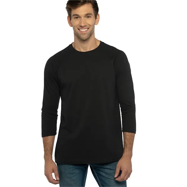 Unisex 3/4 sleeve raglan baseball tee made of 60% combed ring-spun... from ASI 89380 Staton Corporate and Casual