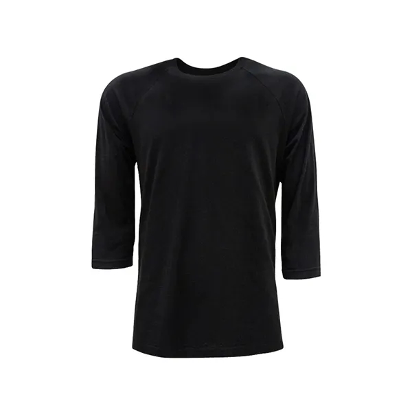 Unisex 3/4 sleeve raglan baseball tee made of 60% combed ring-spun... from ASI 89380 Staton Corporate and Casual