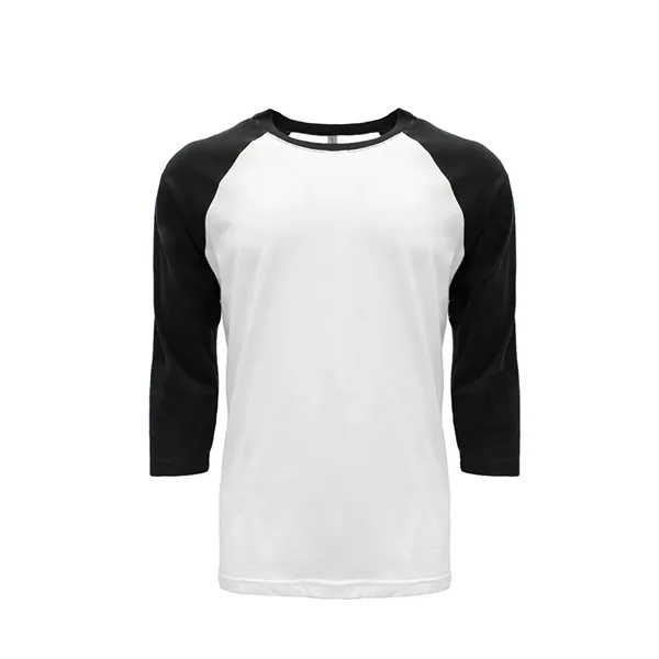 Unisex 3/4 sleeve raglan baseball tee made of 60% combed ring-spun... from ASI 89380 Staton Corporate and Casual