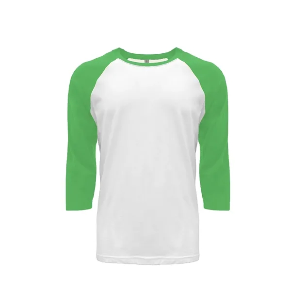 Unisex 3/4 sleeve raglan baseball tee made of 60% combed ring-spun... from ASI 89380 Staton Corporate and Casual