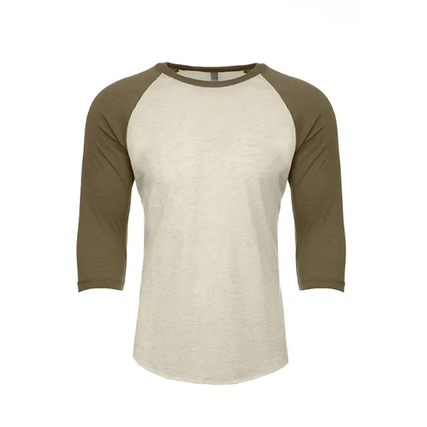 Unisex 3/4 sleeve raglan baseball tee made of 60% combed ring-spun... from ASI 89380 Staton Corporate and Casual