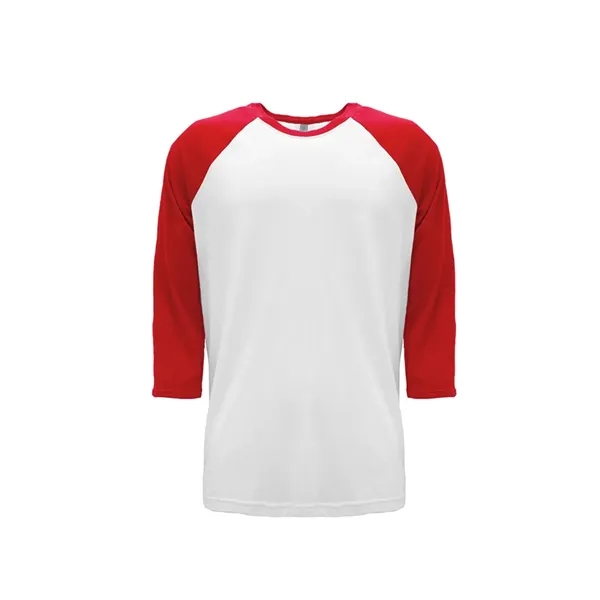 Unisex 3/4 sleeve raglan baseball tee made of 60% combed ring-spun... from ASI 89380 Staton Corporate and Casual