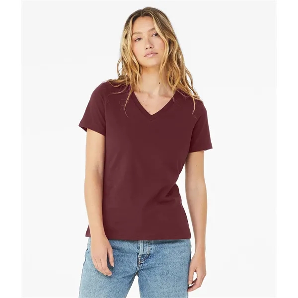 Bella+Canvas Women's Relaxed Jersey Short Sleeve V-Neck Tee. 4.2 ounce.... from ASI 89380 Staton Corporate and Casual / Staton®