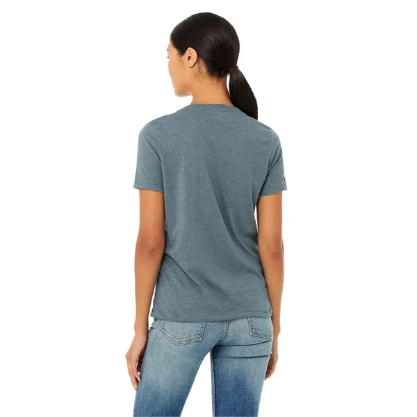 Bella+Canvas Womens Relaxed CVC Short Sleeve V-Neck Tee... from ASI 89380 Staton Corporate and Casual