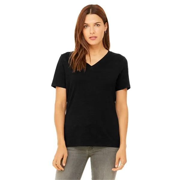 Bella+Canvas Womens Relaxed CVC Short Sleeve V-Neck Tee... from ASI 89380 Staton Corporate and Casual