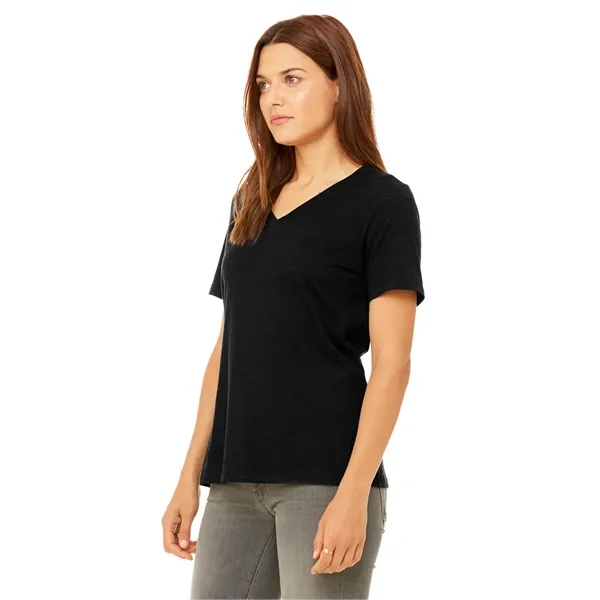 Bella+Canvas Womens Relaxed CVC Short Sleeve V-Neck Tee... from ASI 89380 Staton Corporate and Casual