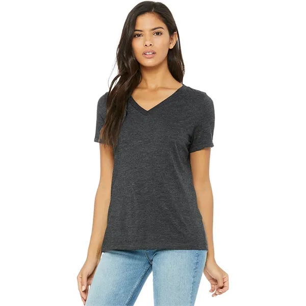 Bella+Canvas Womens Relaxed CVC Short Sleeve V-Neck Tee... from ASI 89380 Staton Corporate and Casual