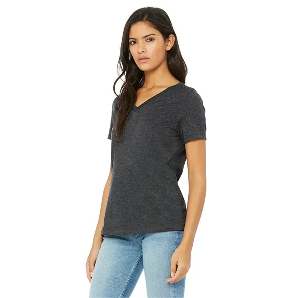 Bella+Canvas Womens Relaxed CVC Short Sleeve V-Neck Tee... from ASI 89380 Staton Corporate and Casual