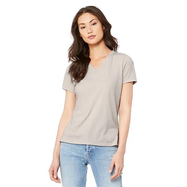 Bella+Canvas Womens Relaxed CVC Short Sleeve V-Neck Tee... from ASI 89380 Staton Corporate and Casual