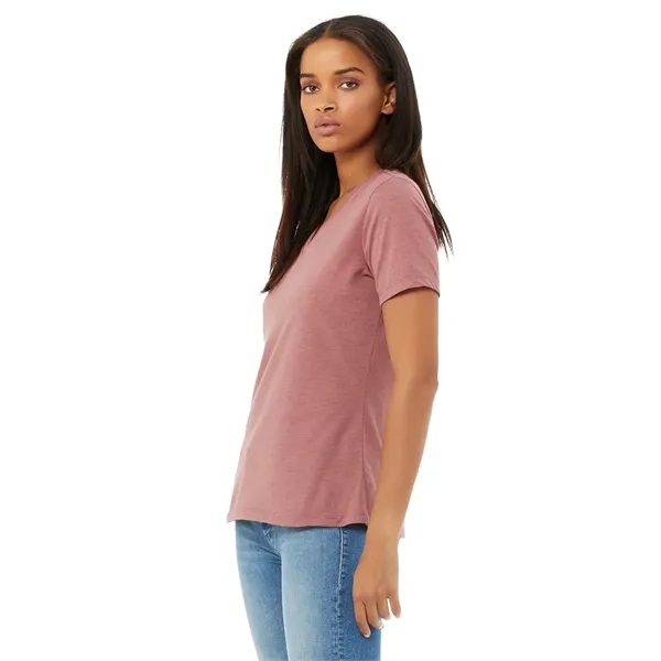 Bella+Canvas Womens Relaxed CVC Short Sleeve V-Neck Tee... from ASI 89380 Staton Corporate and Casual