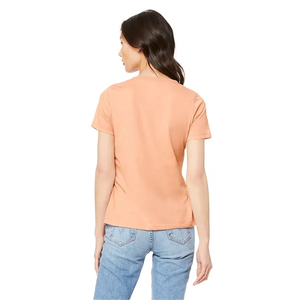 Bella+Canvas Womens Relaxed CVC Short Sleeve V-Neck Tee... from ASI 89380 Staton Corporate and Casual