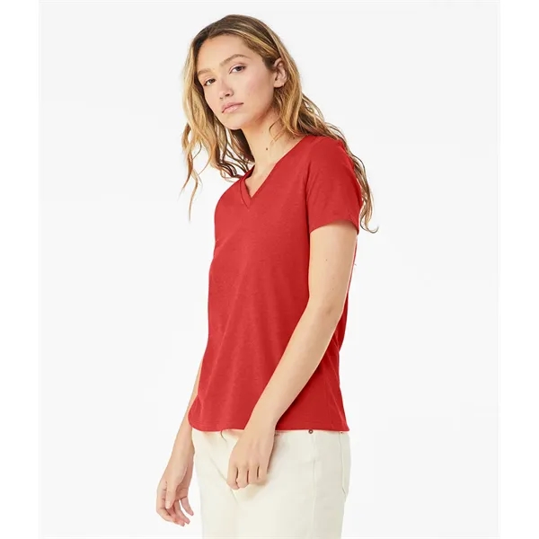 Bella+Canvas Womens Relaxed CVC Short Sleeve V-Neck Tee... from ASI 89380 Staton Corporate and Casual