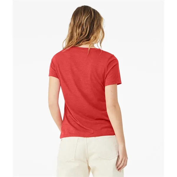 Bella+Canvas Womens Relaxed CVC Short Sleeve V-Neck Tee... from ASI 89380 Staton Corporate and Casual
