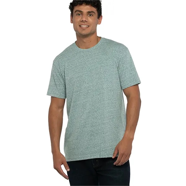 Unisex short sleeve crewneck t-shit with unique blizzard snow effect and... from ASI 89380 Staton Corporate and Casual