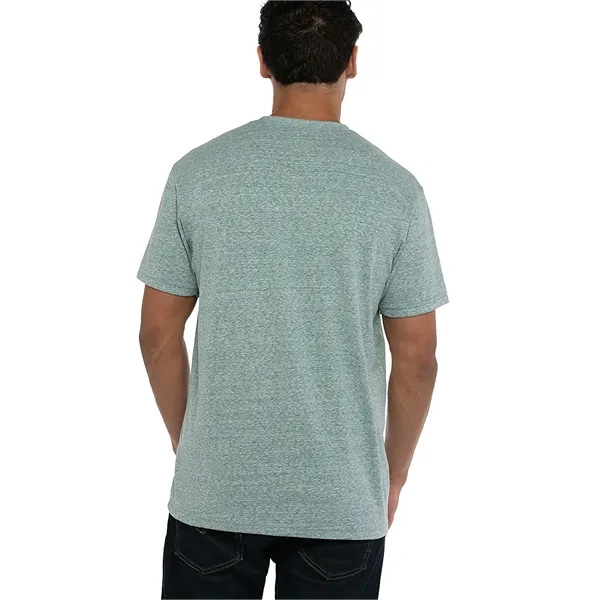 Unisex short sleeve crewneck t-shit with unique blizzard snow effect and... from ASI 89380 Staton Corporate and Casual