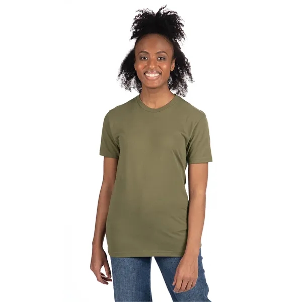 Sueded t-shirt with satin label, 60% combed ring spun cotton/40% polyester.... from ASI 89380 Staton Corporate and Casual