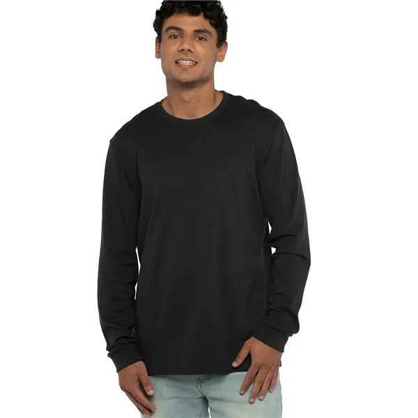Unisex long sleeve crewneck top made from cotton-poly blend with set-in... from ASI 89380 Staton Corporate and Casual