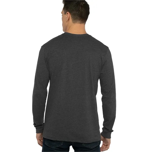 Unisex long sleeve crewneck top made from cotton-poly blend with set-in... from ASI 89380 Staton Corporate and Casual