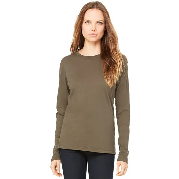 Women's jersey long sleeve tee with super soft baby jersey knit... from ASI 89380 Staton Corporate and Casual / Staton®