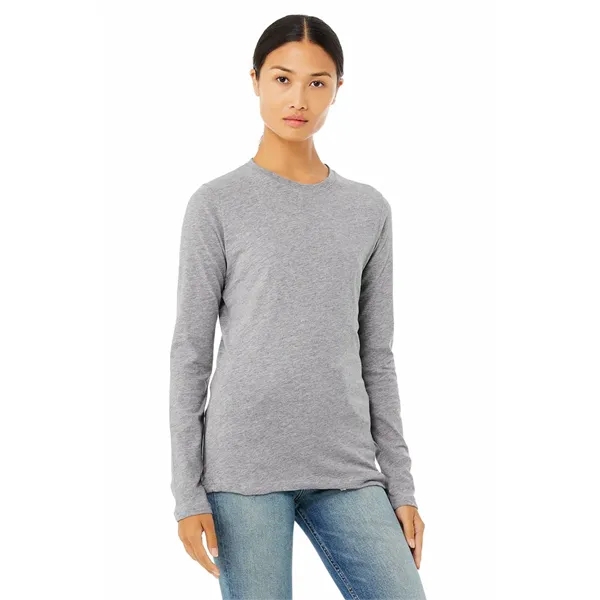 Women's jersey long sleeve tee with super soft baby jersey knit... from ASI 89380 Staton Corporate and Casual / Staton®