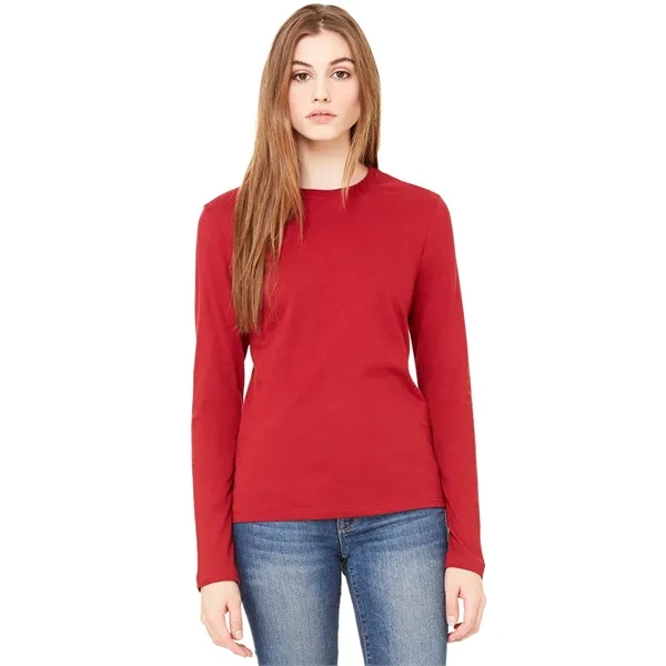 Women's jersey long sleeve tee with super soft baby jersey knit... from ASI 89380 Staton Corporate and Casual / Staton®