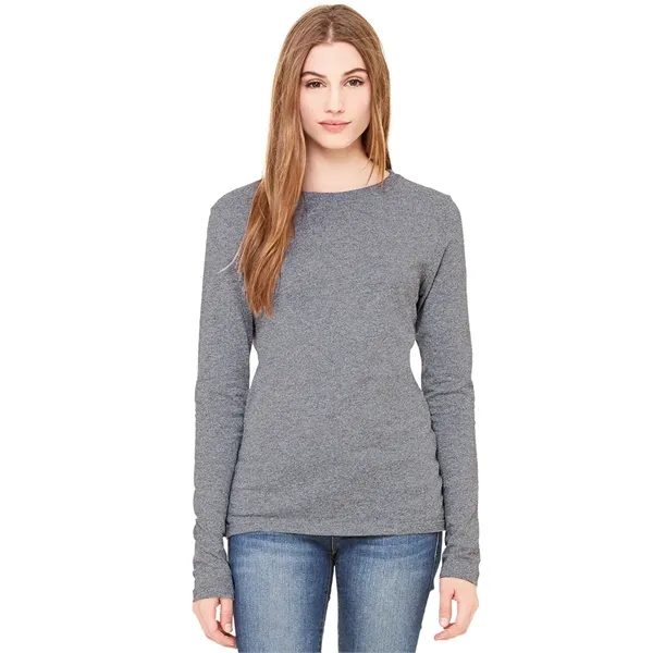 Women's jersey long sleeve tee with super soft baby jersey knit... from ASI 89380 Staton Corporate and Casual / Staton®