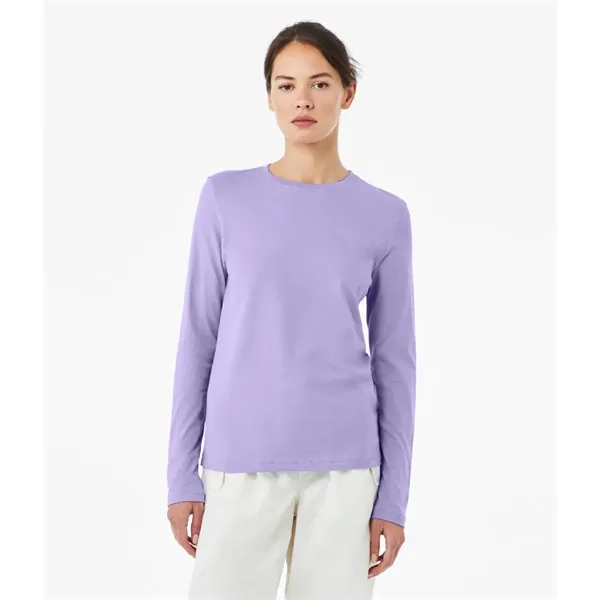 Women's jersey long sleeve tee with super soft baby jersey knit... from ASI 89380 Staton Corporate and Casual / Staton®