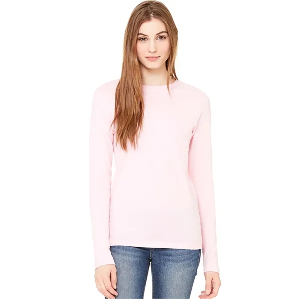 Women's jersey long sleeve tee with super soft baby jersey knit... from ASI 89380 Staton Corporate and Casual / Staton®