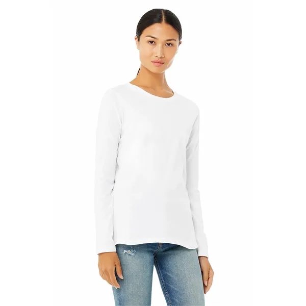 Women's jersey long sleeve tee with super soft baby jersey knit... from ASI 89380 Staton Corporate and Casual / Staton®