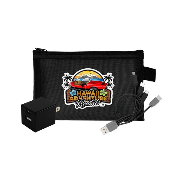 Large Recycled Mesh Wall & Cable Set... from ASI 30208 A P Specialties / AP Specialties