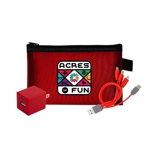 Large Recycled Mesh Wall & Cable Set... from ASI 30208 A P Specialties / AP Specialties